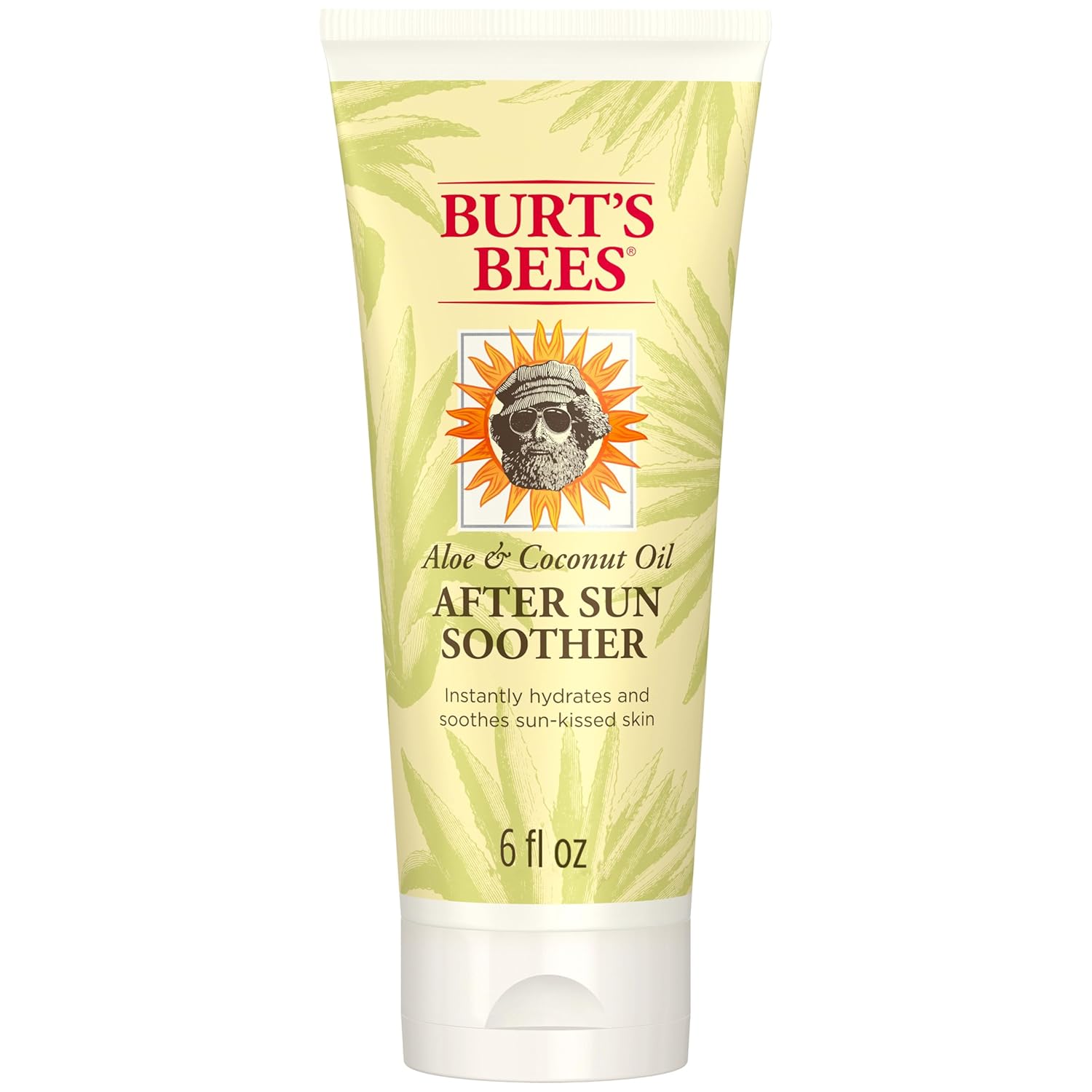 Burt's Bees After Sun Lotion with Hydrating Aloe Vera & Coconut Oil - Summer Essentials, Sunburn Relief, Natural After Sun Soother, 6 oz