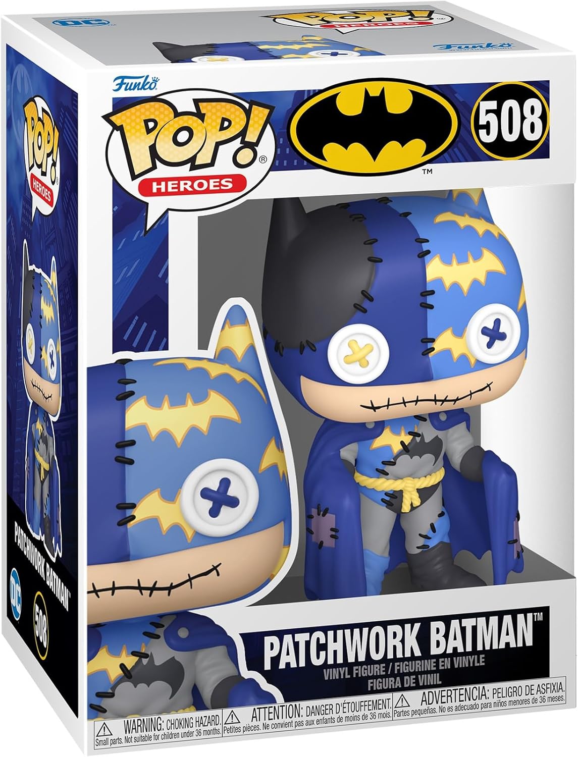 Funko Pop! Animation: ​Patchwork - Batman​ - DC Comics - Collectable Vinyl Figure - Gift Idea - Official Merchandise - Toys for Kids & Adults - Comic Books Fans - Model Figure for Collectors