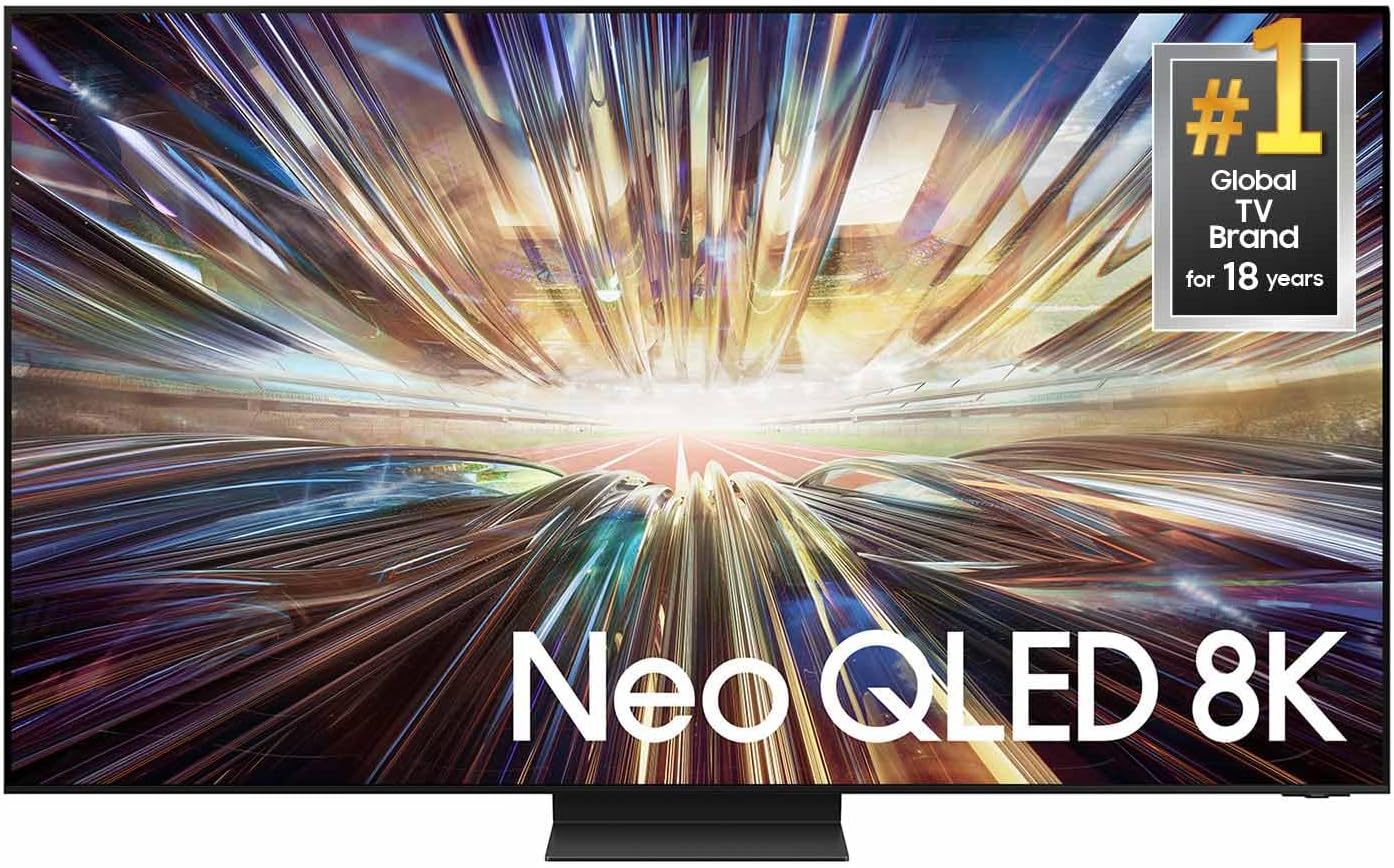 Samsung 75-Inch Class QLED 8K QN800D Series Mini LED, Neo Quantum HDR Smart TV w/Dolby Atmos, Object Tracking Sound+, AI Motion Enhancer, Real Depth Enhancer Pro, Alexa Built-in (QN75QN800D, 2024)