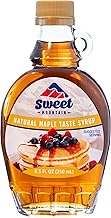 Sweet Mountain - Natural Maple Taste Syrup in Glass Bottle (8.5 FL OZ / 250 ml)