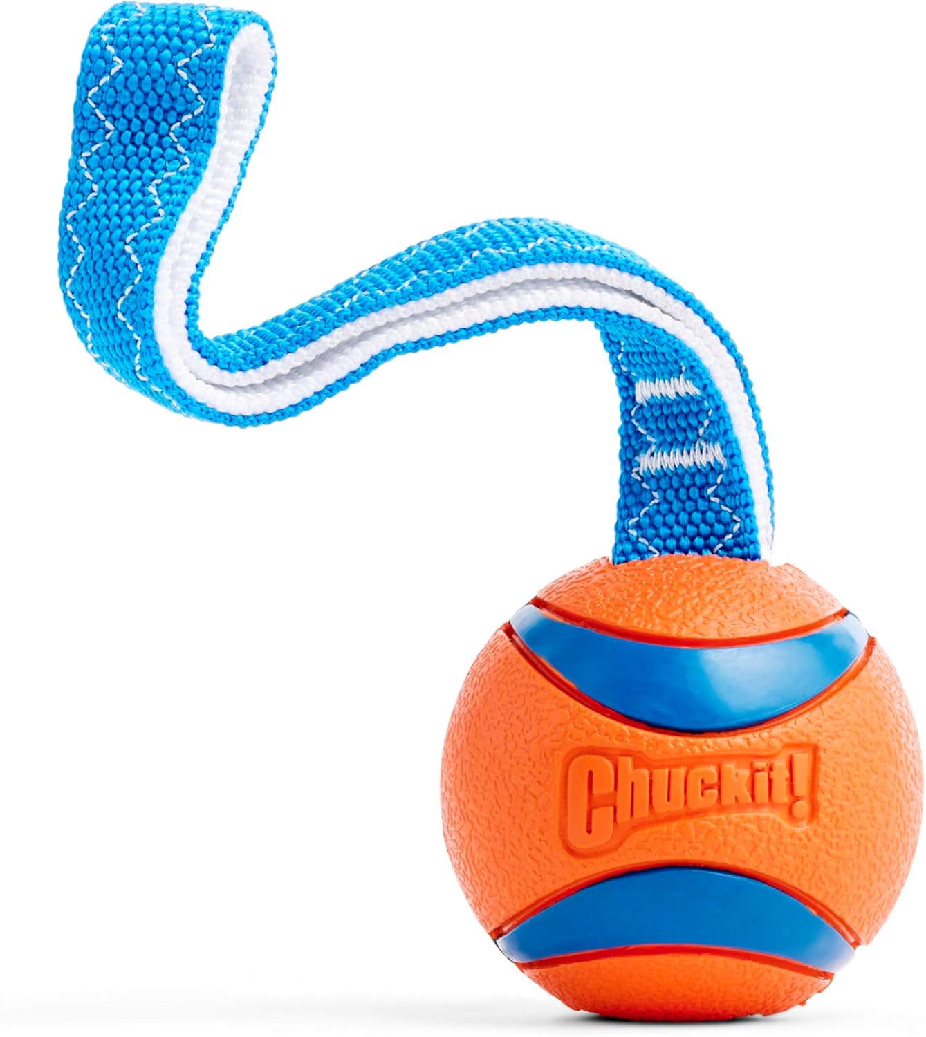 Chuckit! Ultra Tug Dog Toy With Rubber Ball Tug Of War Interactive Fetch Toy for Dogs, Large