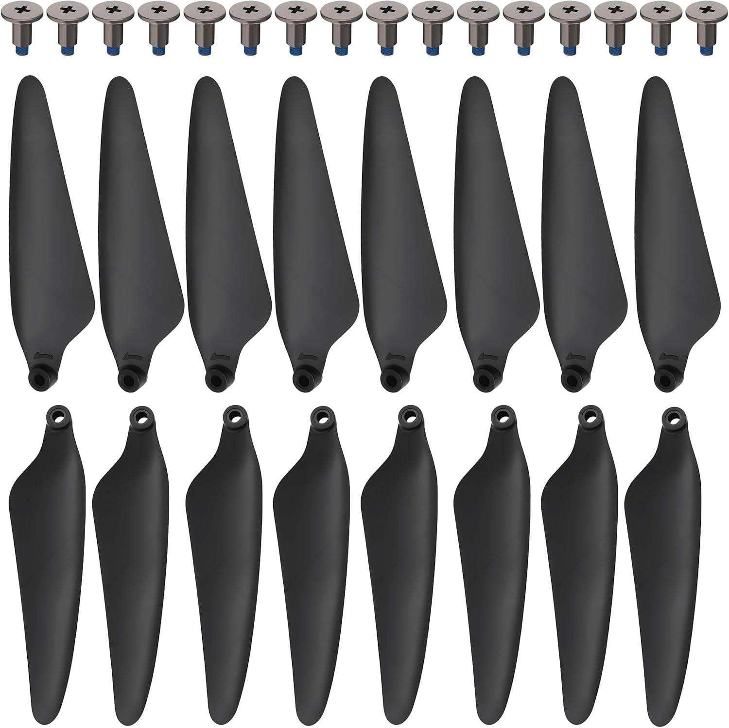 16PCS Foldable Propellers and Screws Replace Parts for Holy Stone HS360S RC Drone Blade Parts