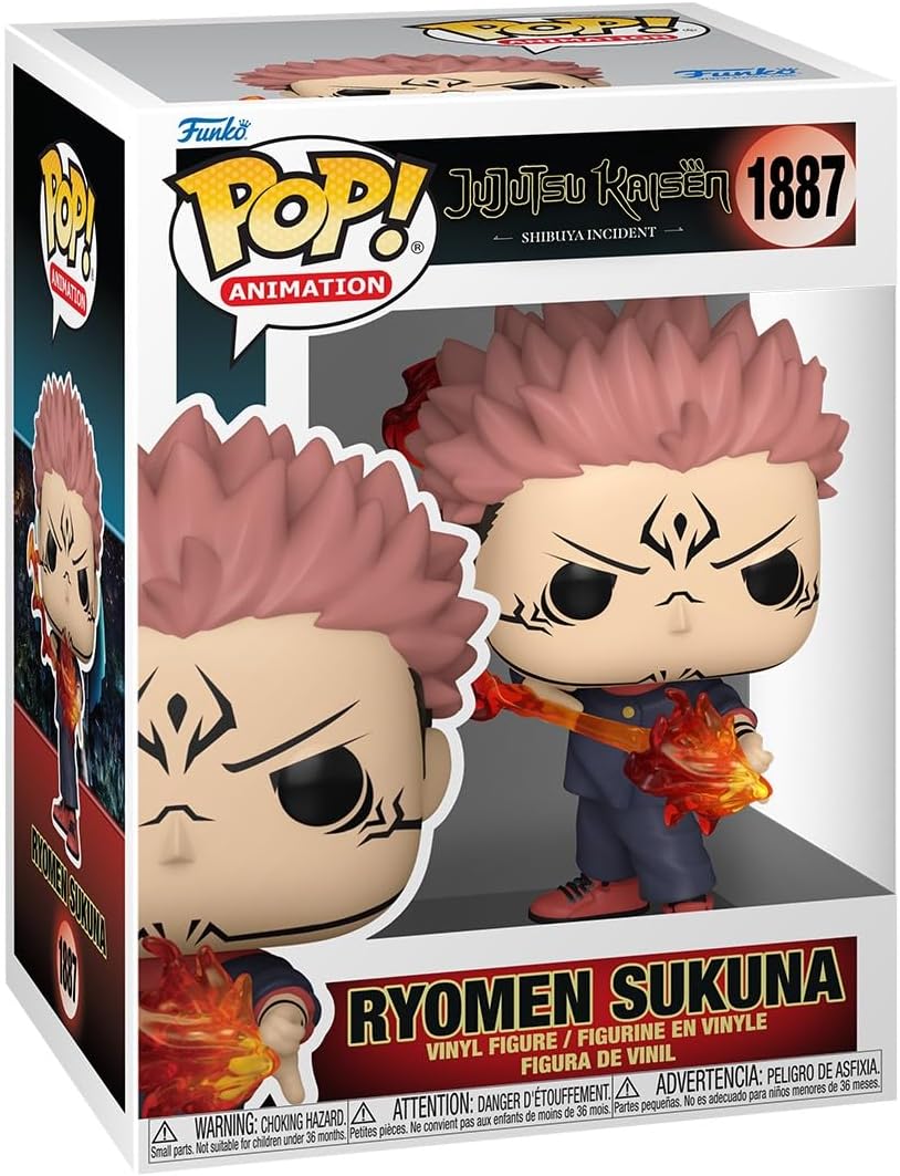 Funko Pop Animation: JJK - Sukuna - (Fire Arrow) - Jujutsu Kaisen - Collectable Vinyl Figure - Gift Idea - Official Merchandise - Toys for Kids & Adults - Anime Fans - Model Figure for Collectors