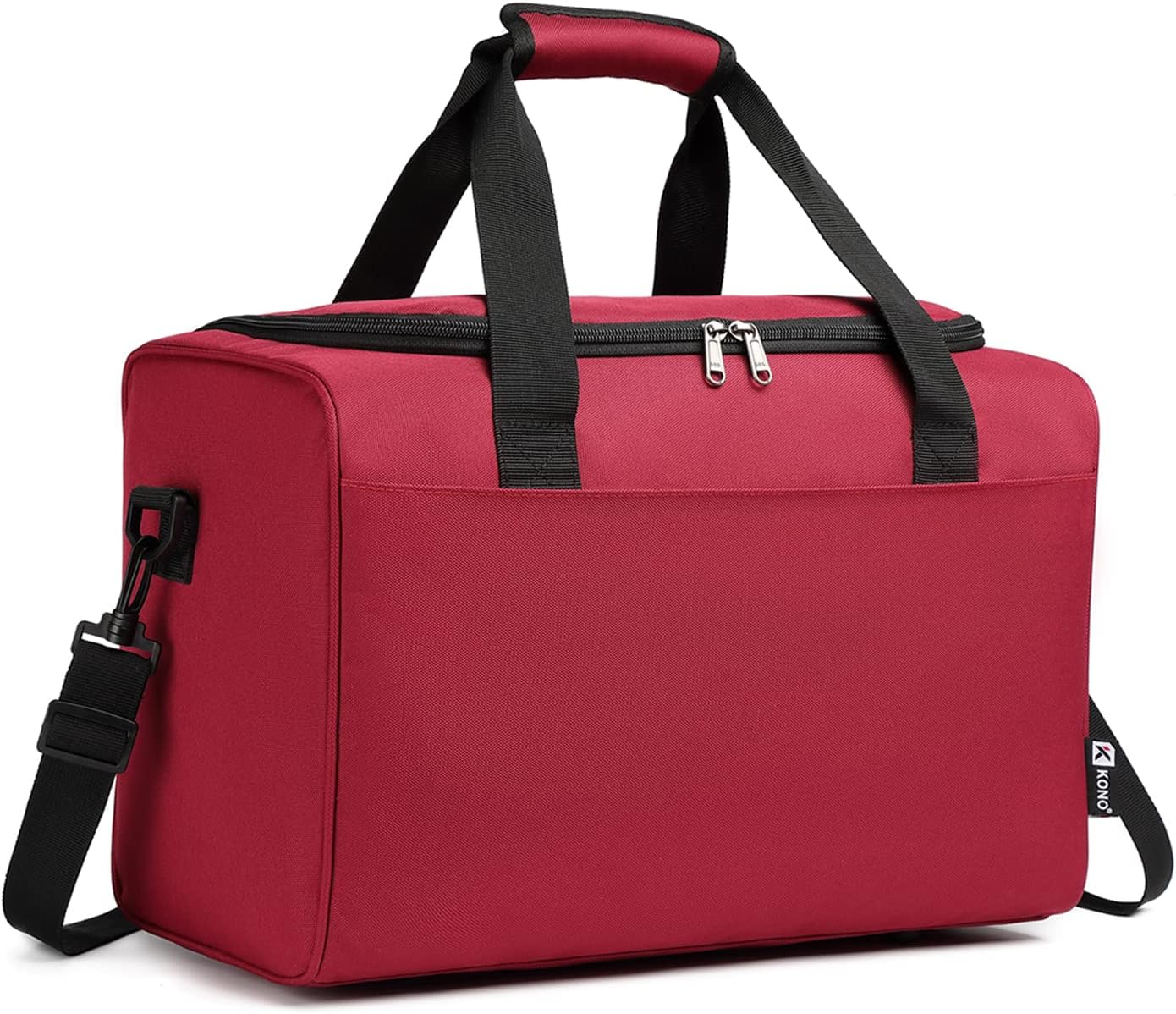 Kono Ryanair Cabin Bag 40x20x25 Under The Seat Hand Luggage (Burgundy)