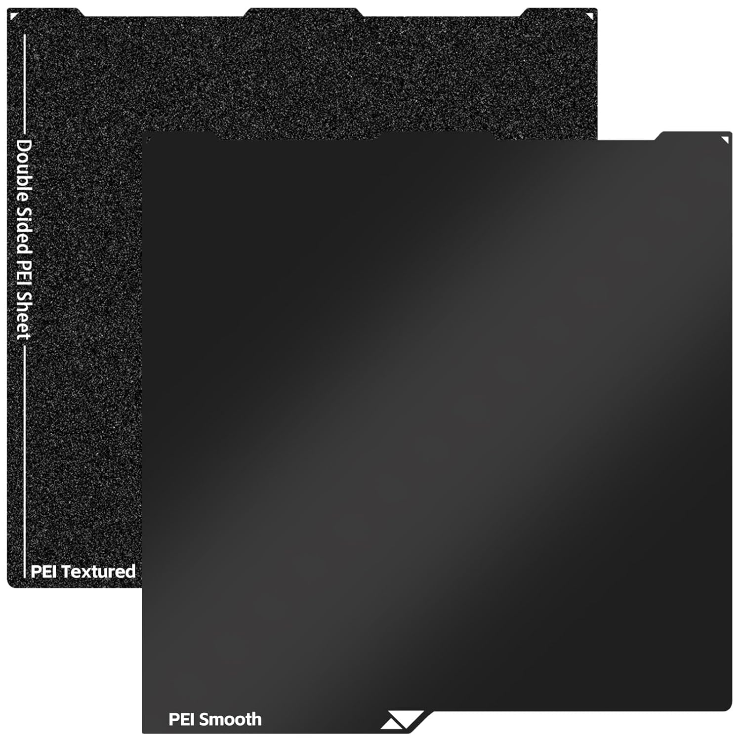 UniTak3D PEI Build Plate for Kobra 3,256x268mm Double Sided Smooth/Textured PEI Sheet Printing Platform Flexible Spring Steel Sheet ONLY Compatible with ANYCUBIC Kobra 3 and Kobra 3 Combo 3D Printers