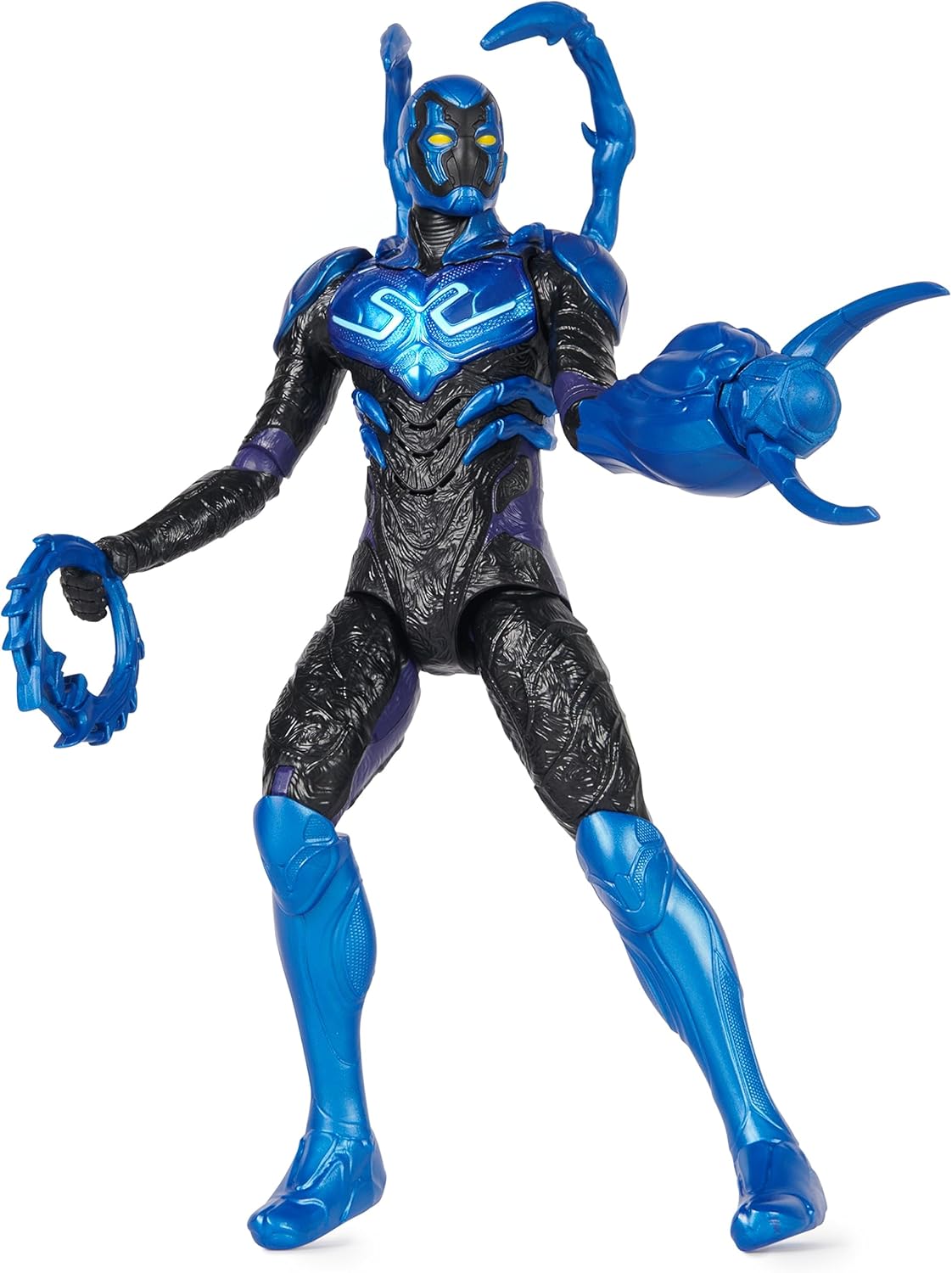 DC Comics, Battle-Mode Blue Beetle Action Figure, 30cm, Lights and Sounds