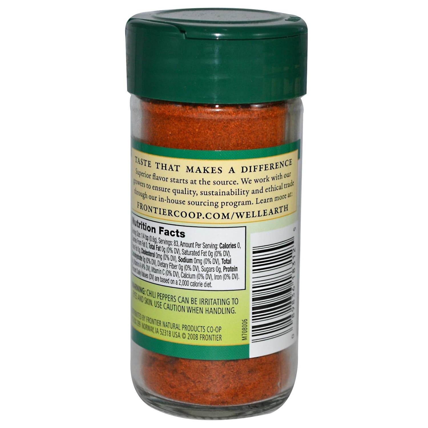 Frontier Herb Cayenne, 90,000 HU, Non Irradiated, 1.76 Ounces (Pack Of 1)
