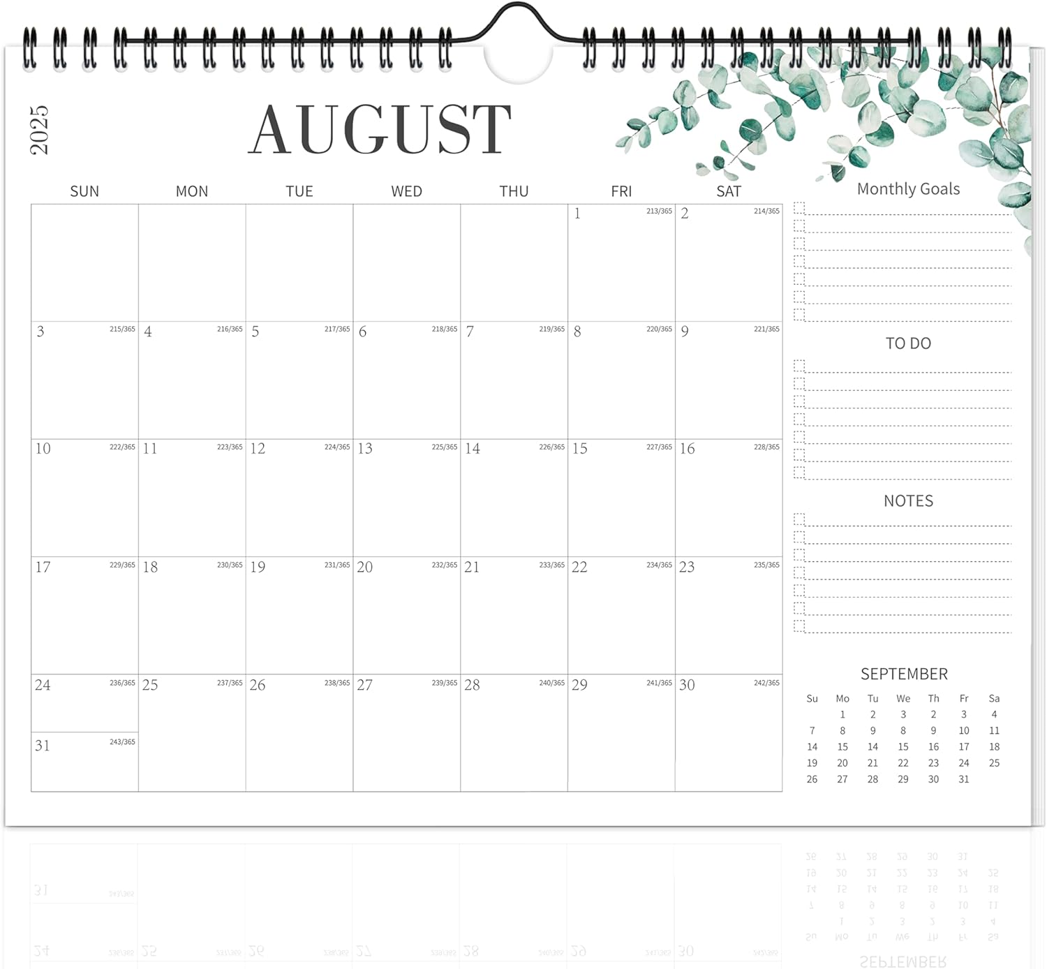 Wall Calendar 2025-2026, 17 Monthly Wall Calendar from August 2025 to December 2026, 14.5" x 11.5" Calendars 2025-2026 Horizontal for Home&Office Planning