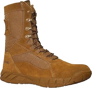 Lightweight Man Tactical Military Boots Combat Boots Anti-Collision Side Zipper Training Lace Up Waterproof Outdoor Hiking Breathable Shoe