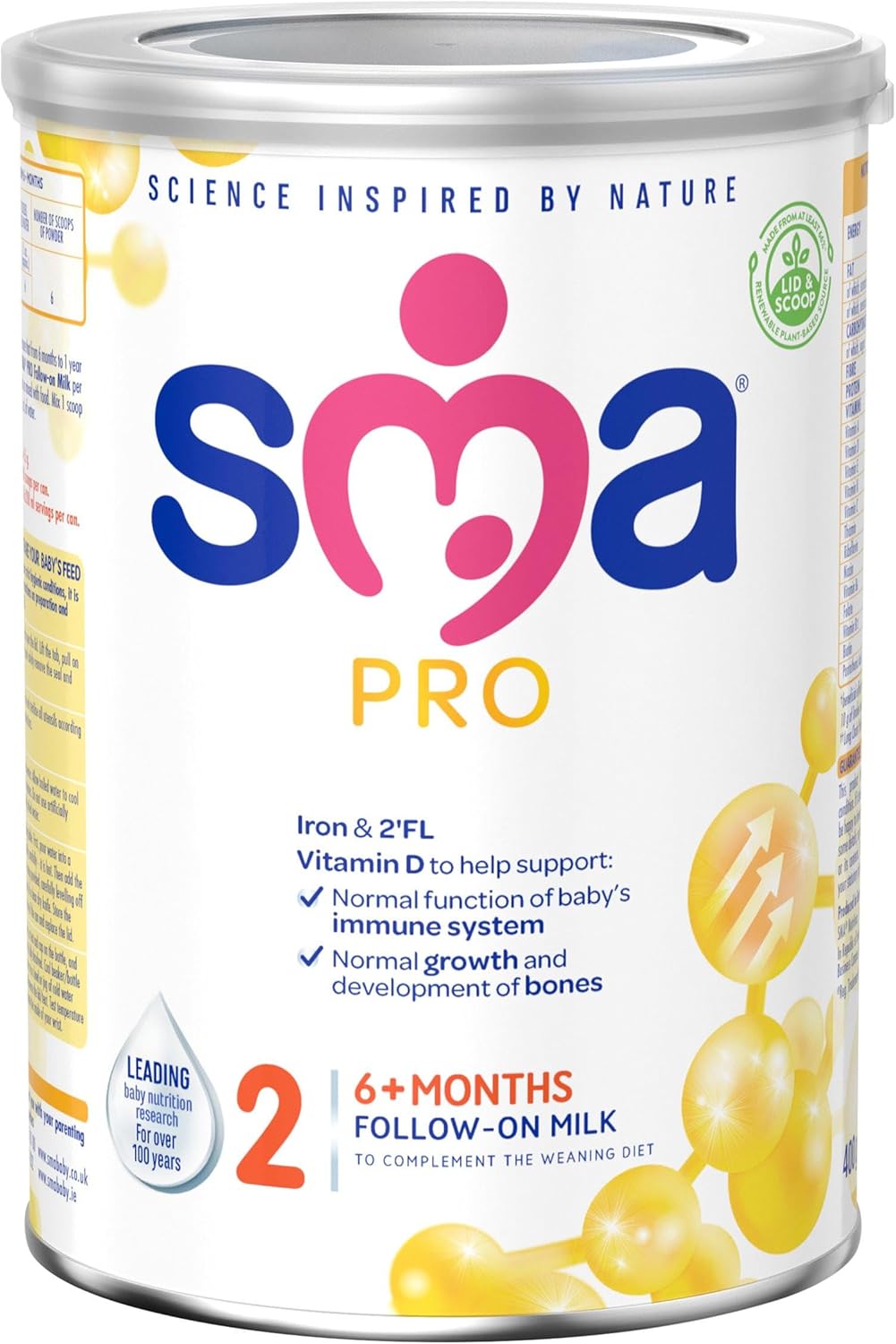 SMA Follow-on Baby Milk Powder Pro Formula , 6-12 Months , 400 g (Pack of 12) 400 g (Pack of 12)