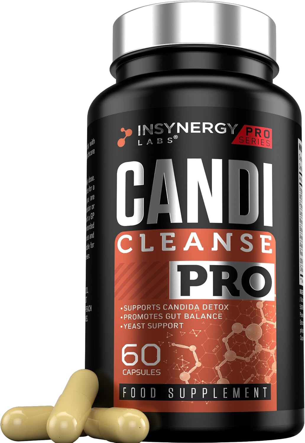 Ultra Premium Candida Cleanse - Candi Cleanse PRO, Candida Complex Supplement (Maximum Dosage in UK) 10 Extra Strength Ingredients, Candida Treatment Support 60 Candida Tablets