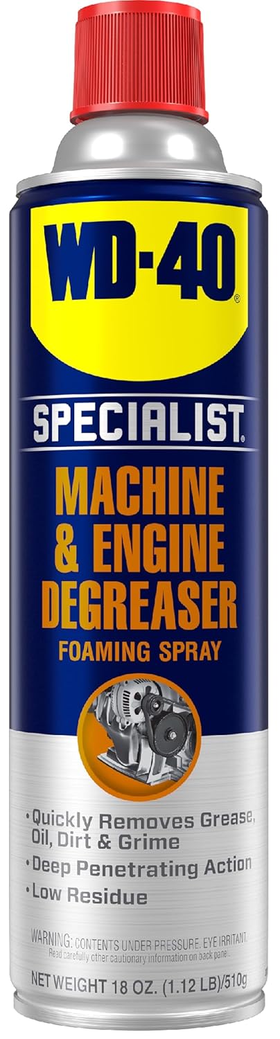 WD-40 Specialist Machine & Engine Degreaser Foaming Spray, 18 OZ