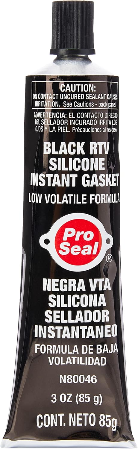 ProSeal 80046 Silicone Instant Gasket, Black