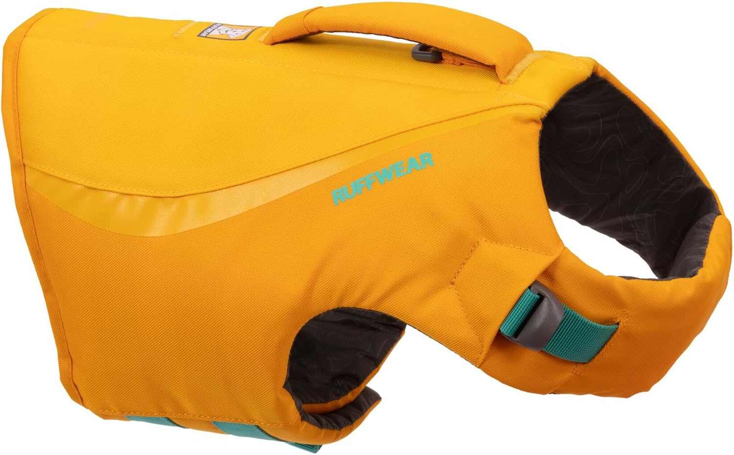 Ruffwear, Float Coat Dog Life Jacket, Premium Buoyancy Swim Vest with Lift Handle, Secure Fit & Reflective Trim, Adjustable Flotation for Swimming, Boating, & Outdoor Adventures, Wave Orange, Small