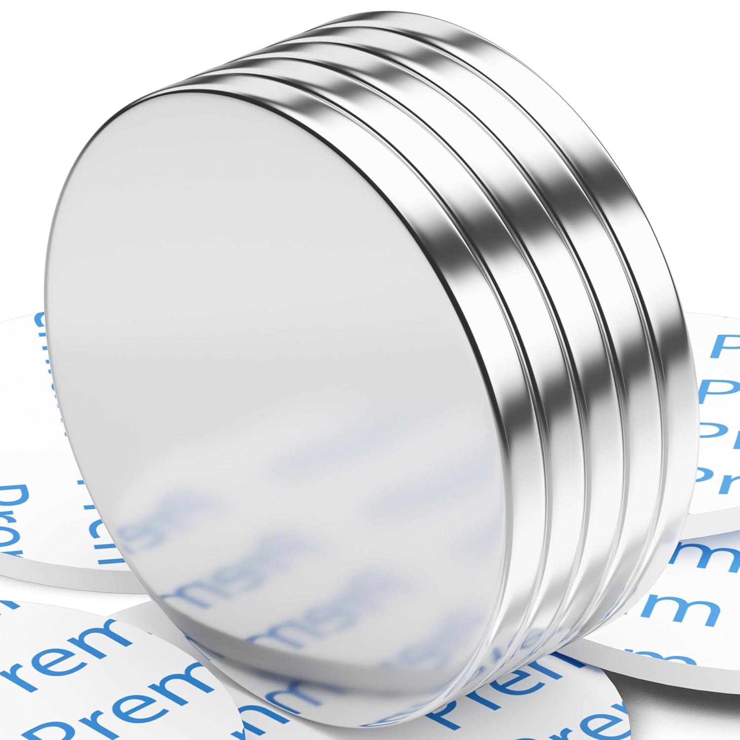 FINDMAG Super Strong Neodymium Magnets, 5 Pcs 25 mm x 2 mm Fridge Magnets, Magnetic Disc Strong, Whiteboard Magnet for Crafts, Wood Board, Wall, Glass, Cabinet, Photos, Tools, Experiments, DIY