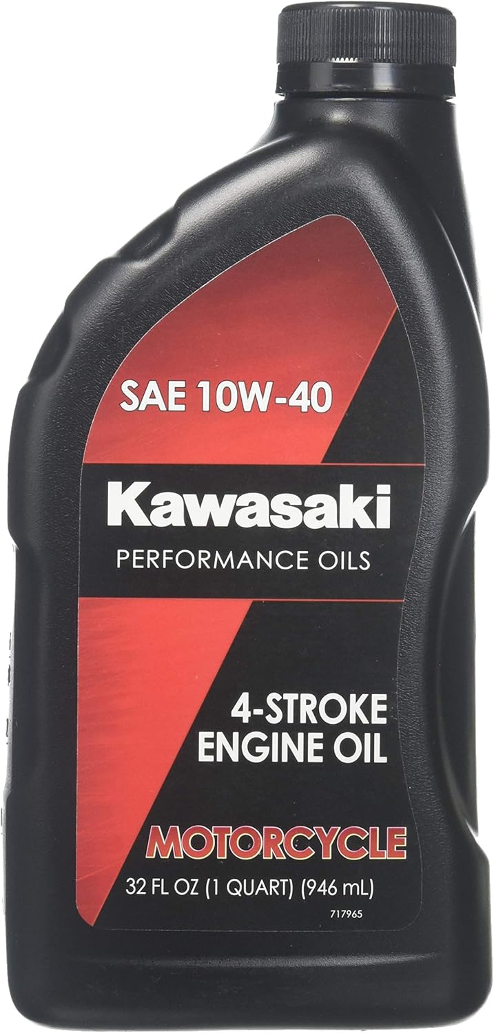 Kawasaki 4-Stroke Motorcycle Engine Oil 10W40 1 Quart K61021-202A