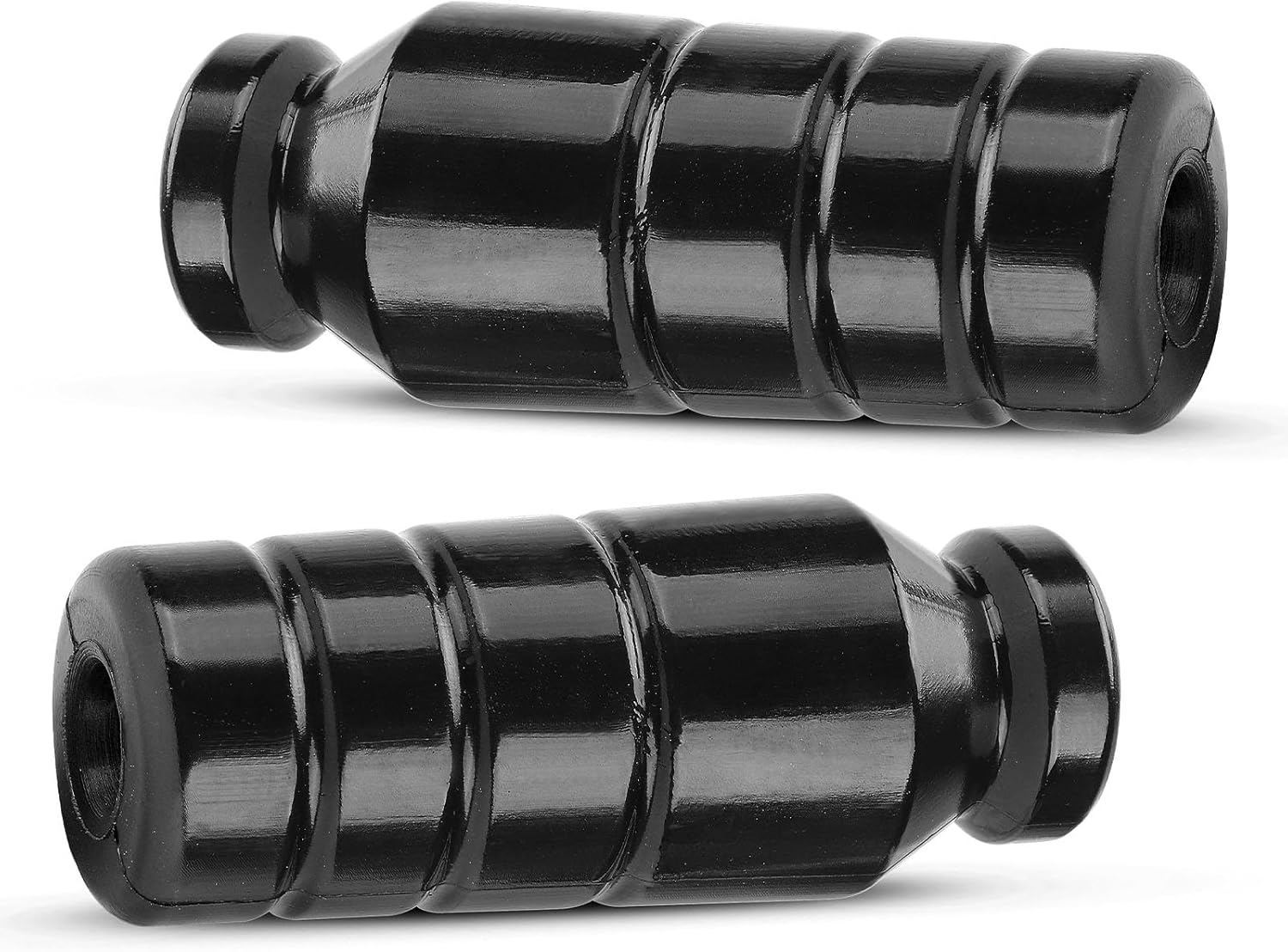 KJ09114BK 5" Front Bump Stops - Tall Polyurethane Bump Stop - Extended Bump Stops Compatible with 1997-2001 Cherokee XJ 2WD/4WD (Pack of 2)