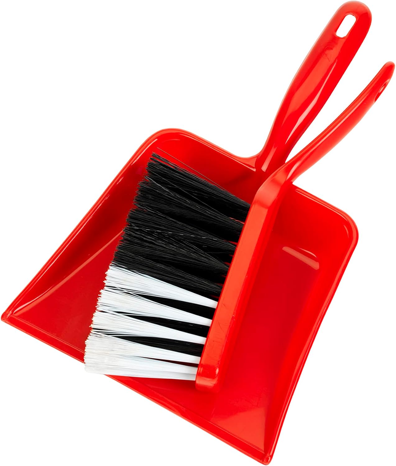 Theo Klein 6613 Pure Fresh brush set, 2-part I Durable Children's Hand Brush Set Including Dustpan I Toys for Children Aged 3 and over,White/ Black,Medium