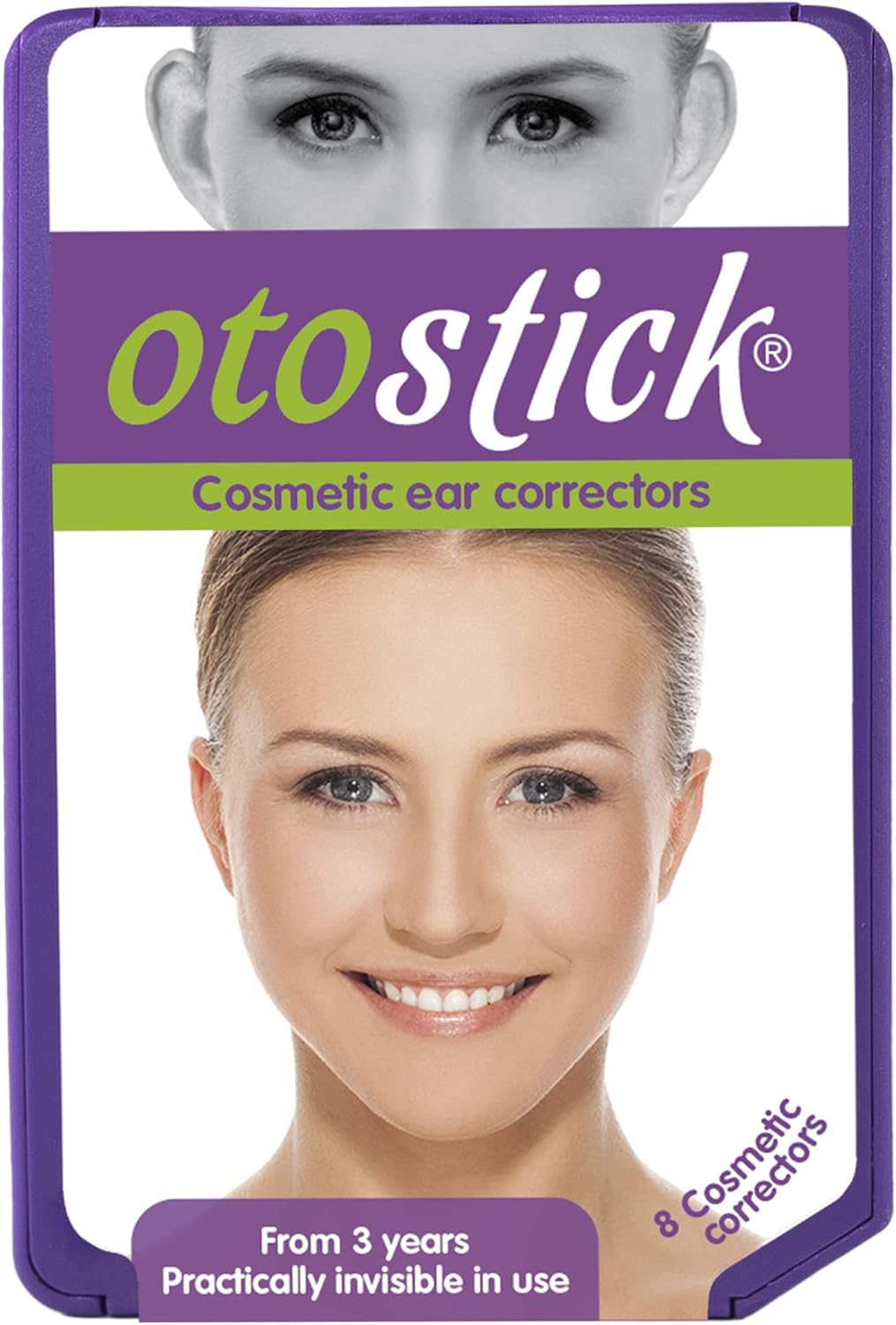 Otostick - 8 Count Cosmetic Discreet Protruding Ear Corrector - Corrective Ear Care Products for Ear Pinning Without Surgery from 3 Years of Age