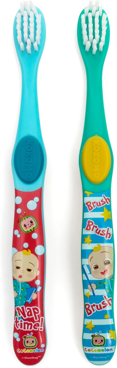 CoComelon Children's Toothbrush - Twin Toothbrush - 2 Pack