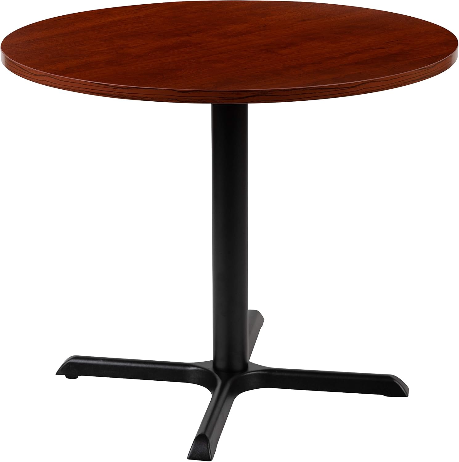 Flash Furniture 36" Round Conference Table, Cherry