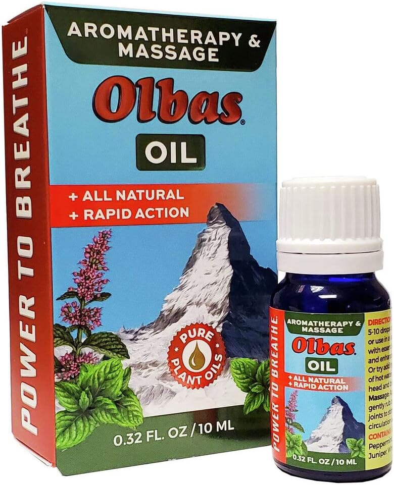 Olbas Cold Medication Oil, 0.32 Fluid Ounce