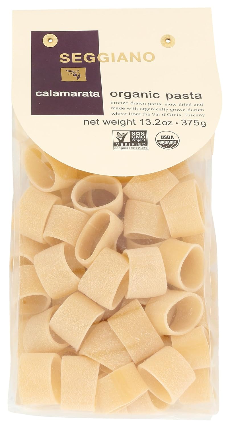 SEGGIANO Organic Calamarata Pasta, 13.2 OZ