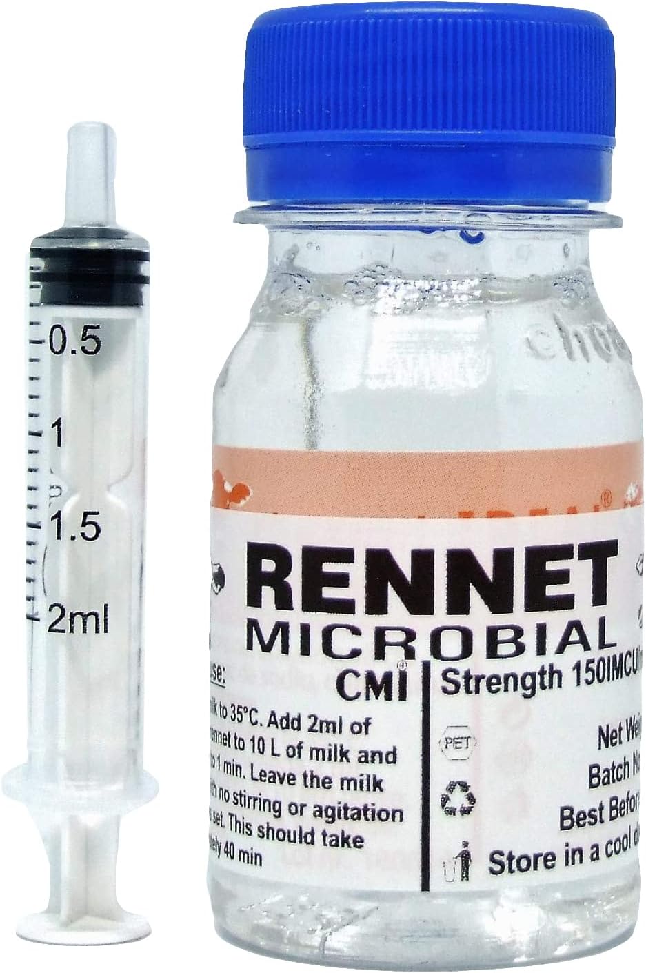 Microbial Liquid Coagulant 50ml | add 2ml per 10L of milk