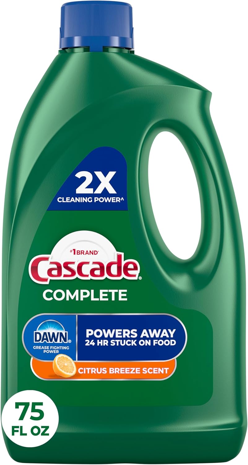 Cascade Complete Gel All-in-1 Dishwasher Detergent - Citrus breeze - 75 oz Packaging May Vary
