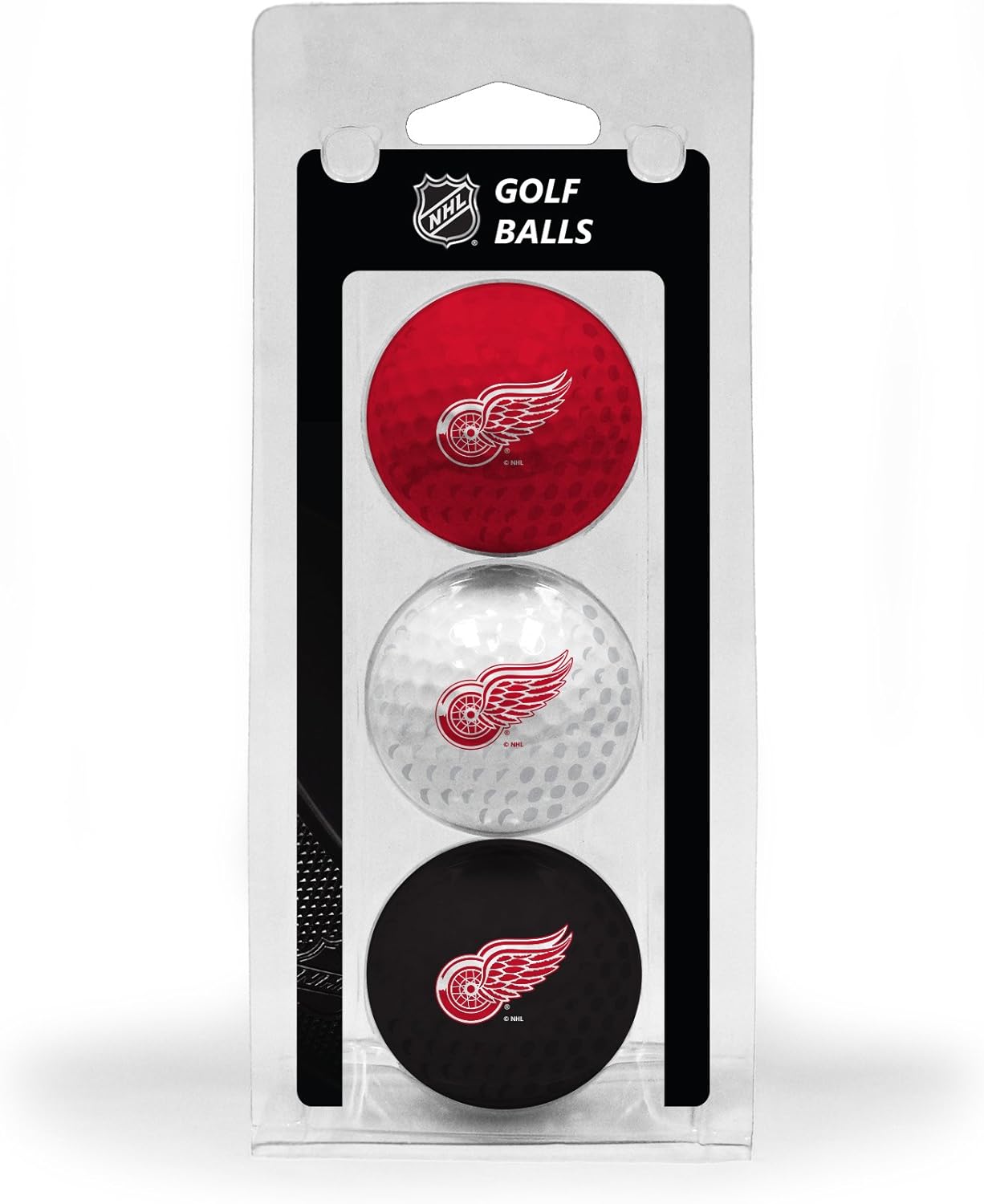 Team Golf NHL Regulation Size Golf Balls, 3 Pack, Full Color Durable Team Imprint