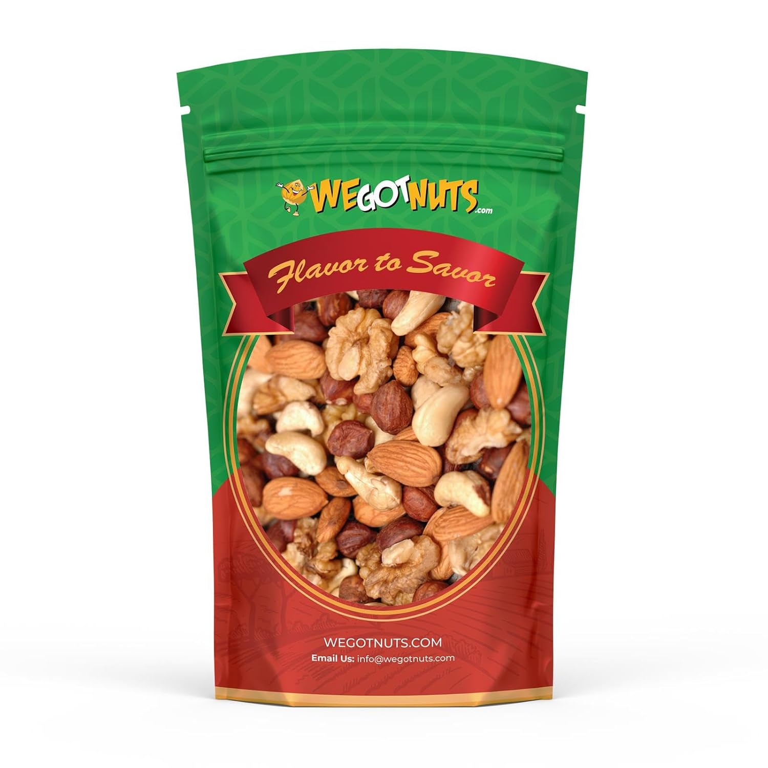 Raw Deluxe Unsalted Mixed Nuts- Premium Quality Kosher Mixed Nuts Snack by We Got Nuts- Natural Rich Flavor Cashews, Walnuts, Almonds, Pecans, Macadamia Nuts & More- Packed in A Resealable Bag- 3 lbs