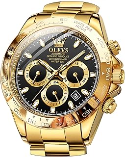 OLEVS Skeleton Watches for Men Luxury Diamond Wristwatch Automatic Mechanical Self Winding Luminous Waterproof