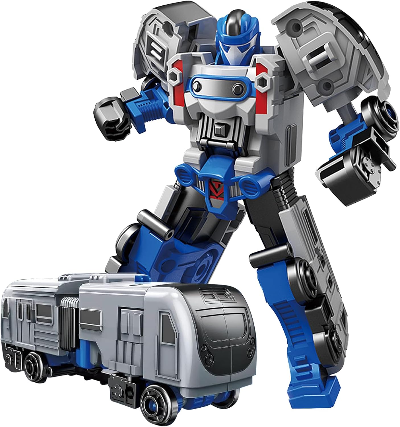 CLIUNT Transforming Robot Toy Car for Kids Age 10+, Transformer Train Toy, Constructo Transforming Toy Car, Friction Booster Car Toy Robot, Birthday Gift for Boys and Girls