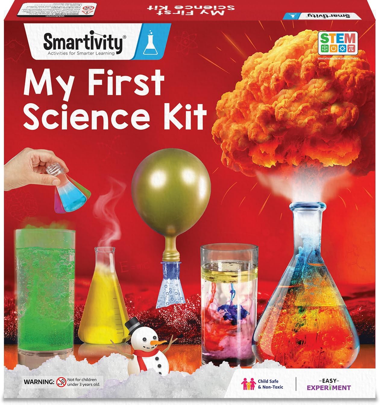 Smartivity My First Science Experiment Kit for Kids Ages 6, 7, 8, 9, 10, 11, 12 Years | 50+ Experiments I Christmas, Birthday Gift I Science Projects for Boys & Girls, STEM Toys for 6 to 12 Years