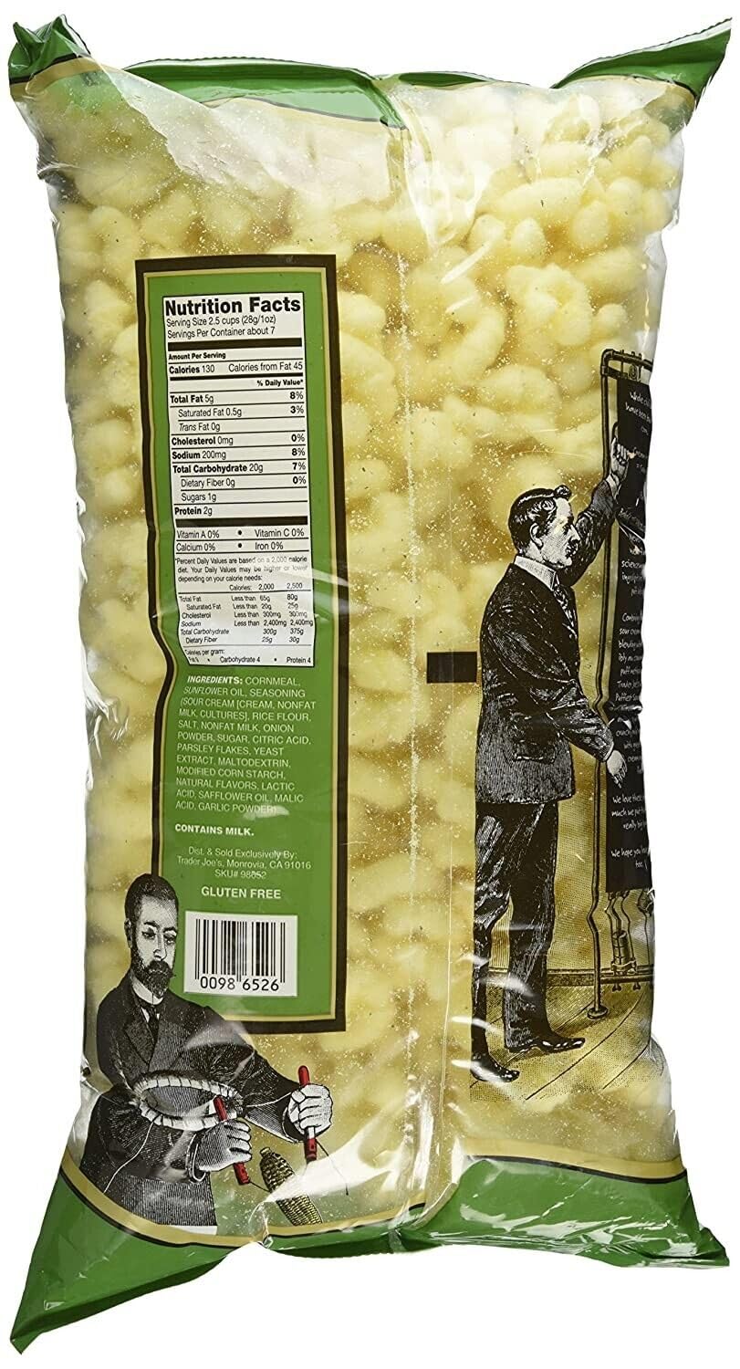 Trader Joe's World’s Puffiest Sour Cream & Onion Corn Puffs - 2 Count (14 oz.)
