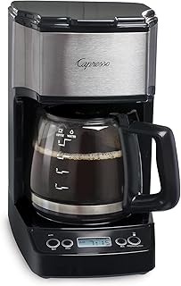 Capresso Mini Drip | Coffee Maker | 5-Cup | Black and Stainless Steel