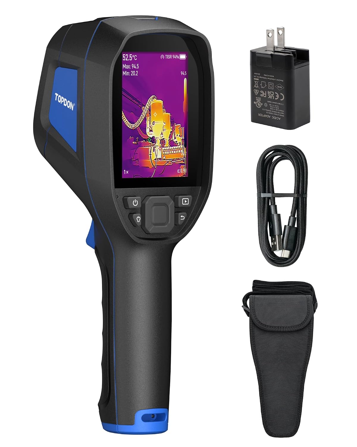 TOPDON TC004 3.5" Thermal Imaging Camera, -4°F~1022°F Temp Range