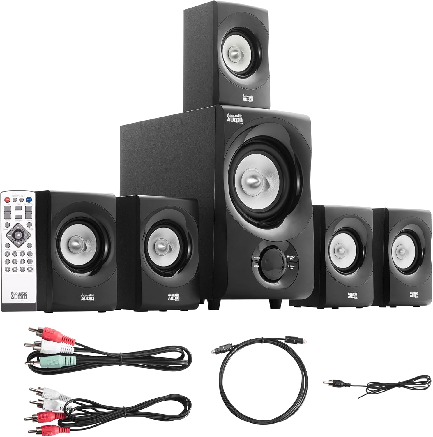 Acoustic Audio AA5171 5.1 Surround Sound Bluetooth Home Entertainment System