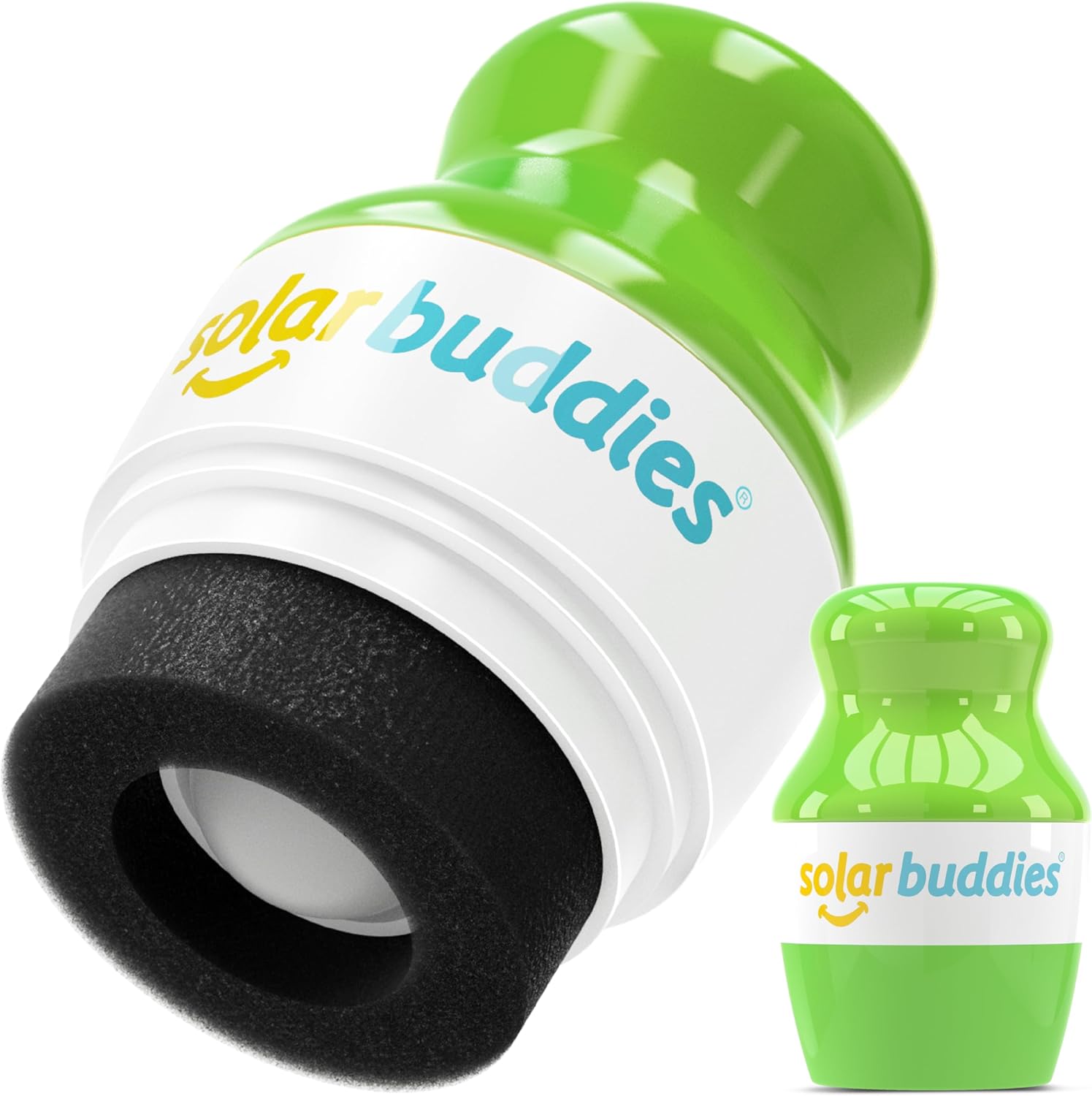Solar Buddies Sunscreen Applicator - Full Green - Refillable Roll on Sponge Sunscreen, Suncream & Lotion Applicator For Kids, Adults & Families - Holds 3.4fl oz, Perfect Size for Travel