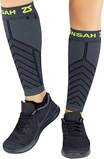 Zensah Running Leg Compression Sleeves - Shin Splint, Calf Compression Sleeve Men and Women