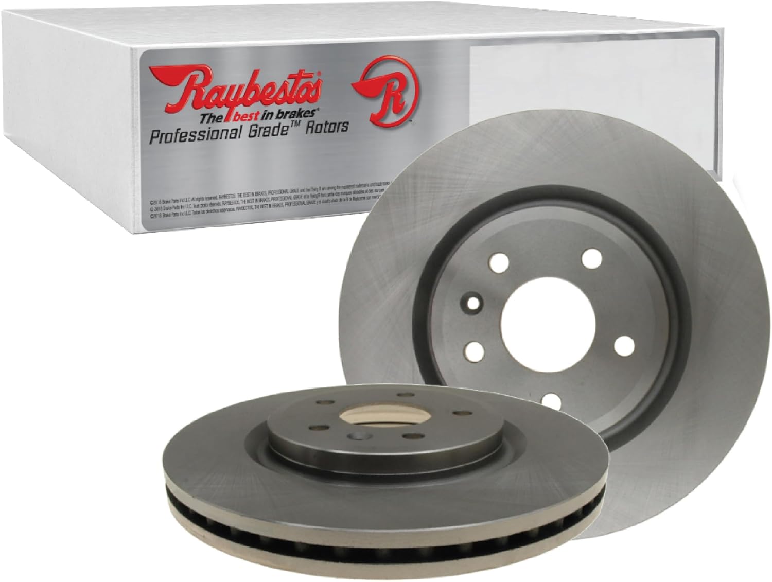 Raybestos R-Line Replacement Front Disc Brake Rotor - For Select Year Lexus and Toyota Models (980636R)