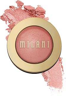 Milani Baked Blush - Petal Primavera (0.12 Ounce) Cruelty-Free Powder Blush - Shape, Contour & Highlight Face for a Shimmery or Matte Finish