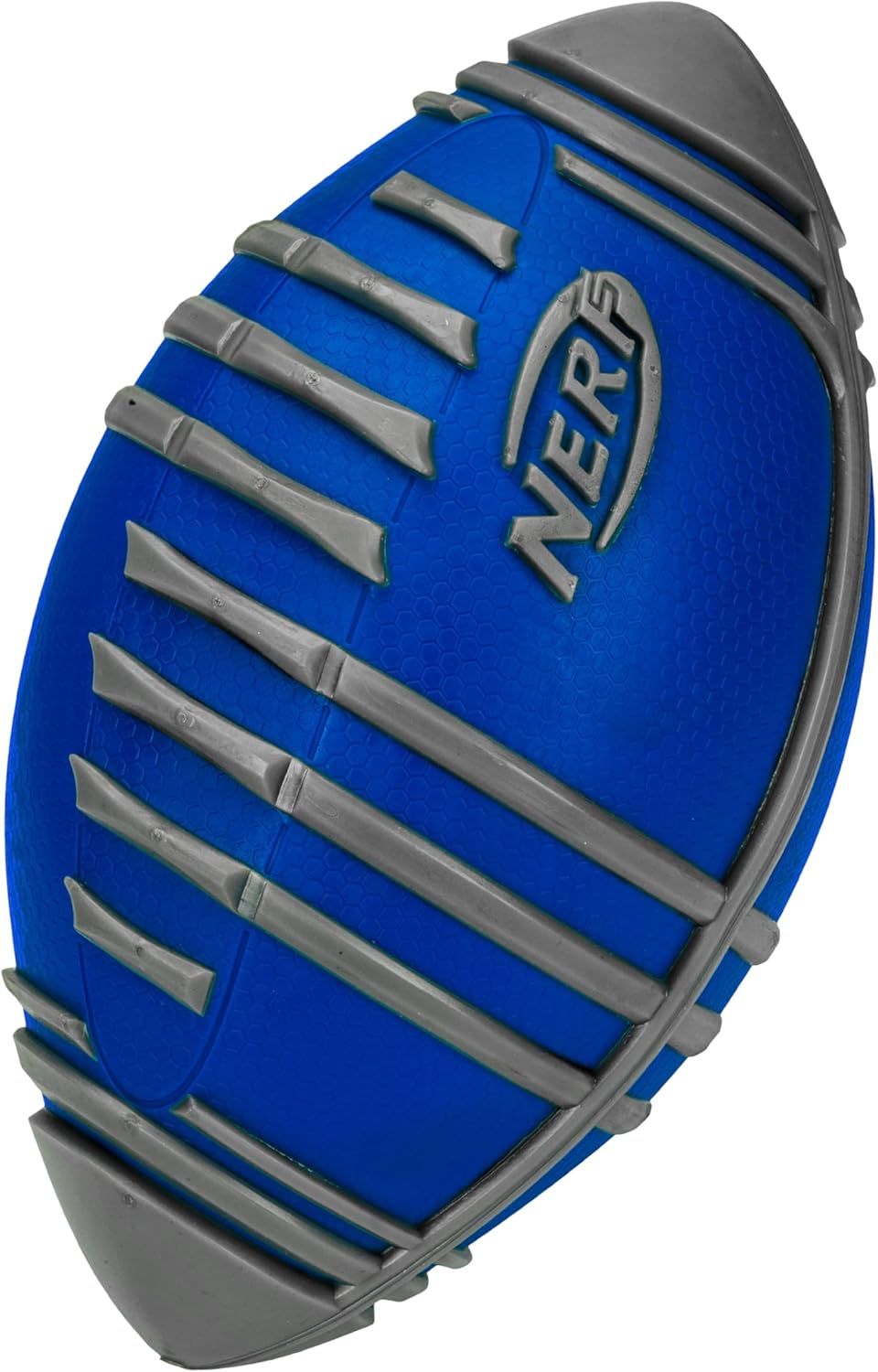 Nerf Weather Blitz Kids Foam Football - Youth Weatherproof Soft Foam Ball - Indoor + Outdoor Football for Kids - Small Junior Foam Football - 9" Inch Youth Sized Football - Blue