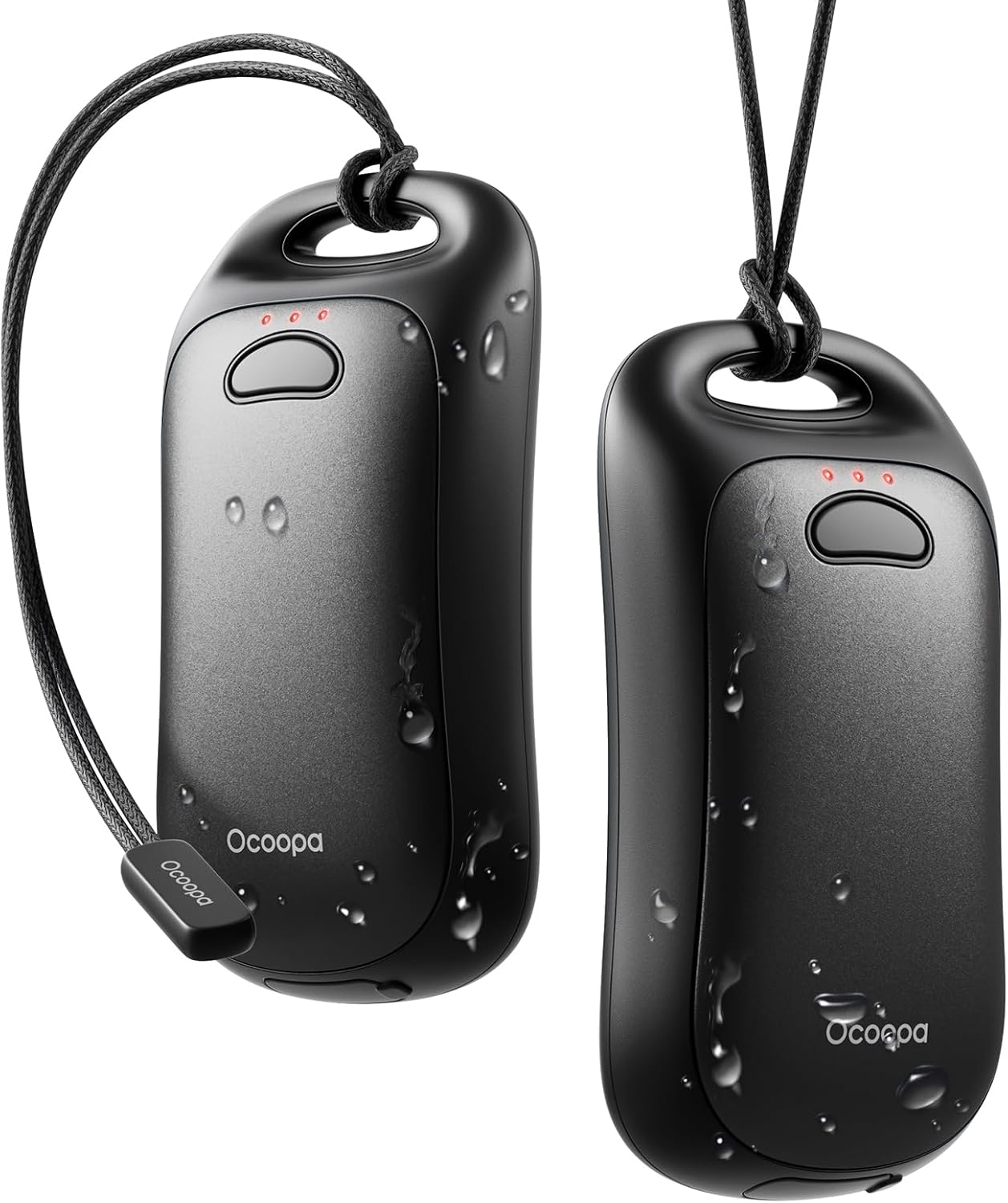 OCOOPA UT4 Urban Magnetic Hand Warmers Rechargeable 2 Pack, IP45 Waterproof, Up to 9Hrs, 3000mAhX2, UL Certified, Electric Hand Heater for Outdoors, Hiking, Hunting Gear, Tech Gifts for Men Women