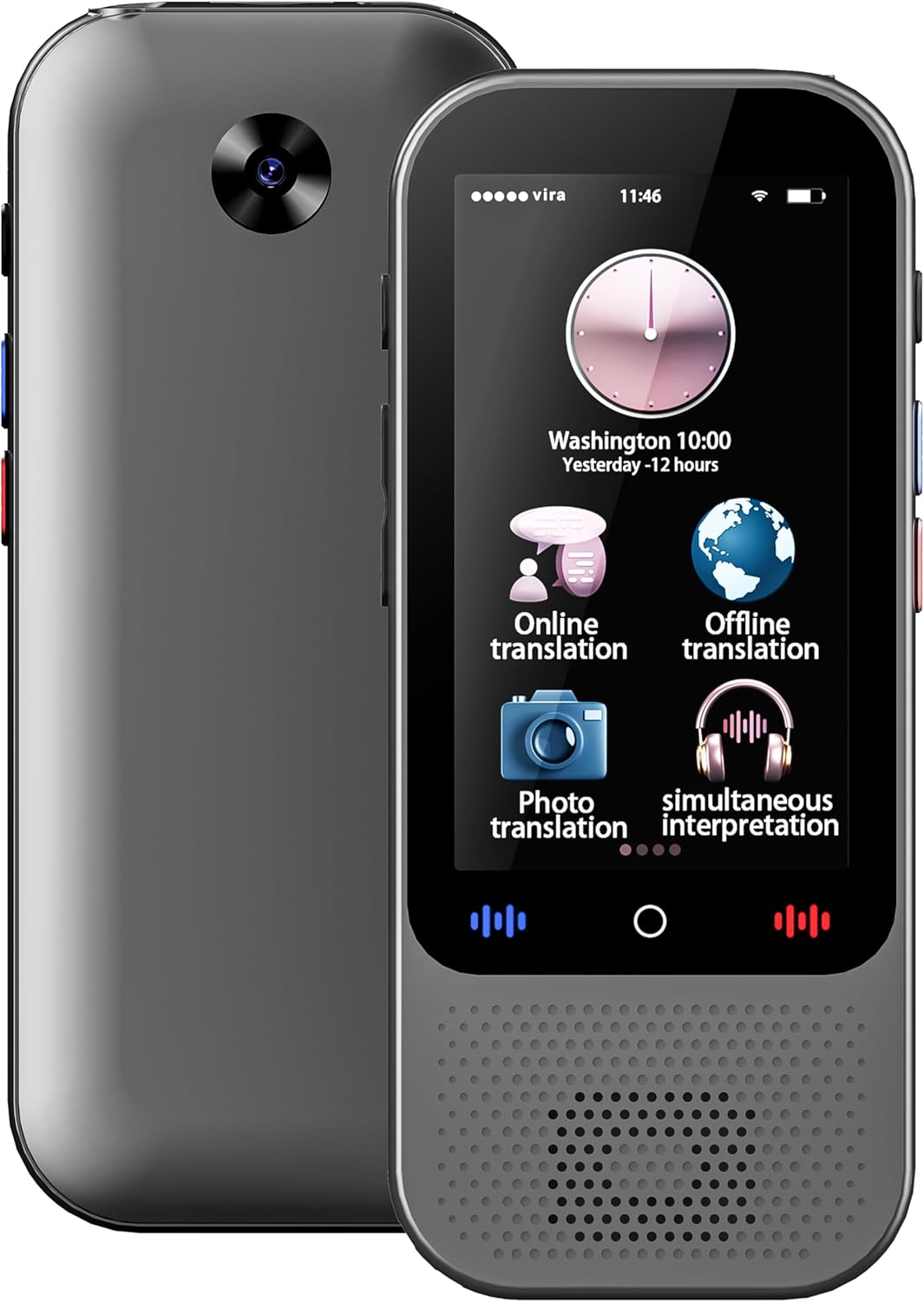 Language Translator Device No WiFi Needed, Upgraded S80 Pro Ai ChatGpt PortableTranslator with 138 Languages, Real-Time Two-Way Voice Offline/Photo/Translation Device for Travel Business Learning