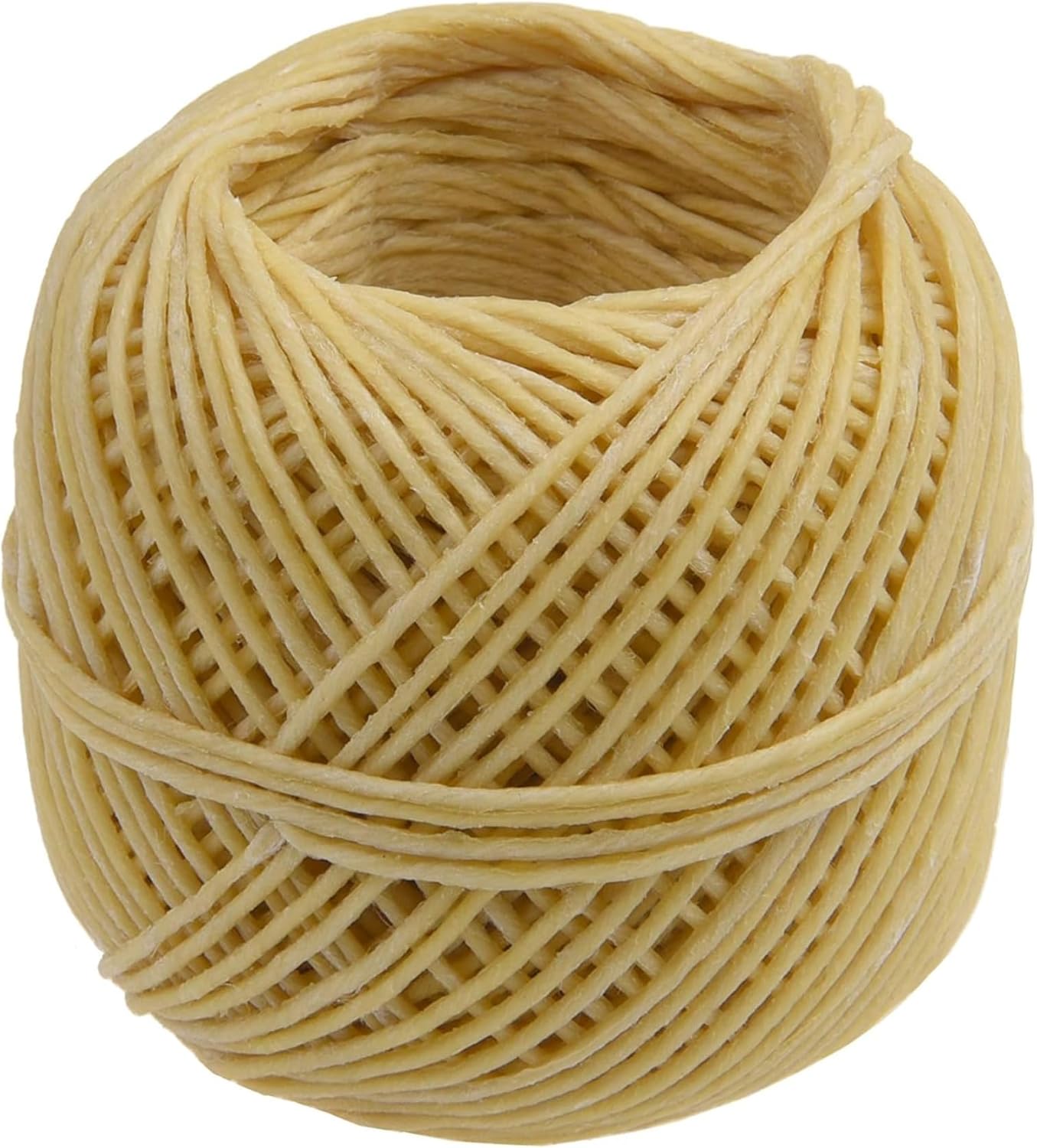 Kare & Kind Organic Hemp Wick Line - 100% Natural Hemp - Edible Grade Beeswax - 200 Ft Spool (1.0 mm) - No Cotton, No Lead - Perfect Alternative to Butane Cigarette Lighters and Phosphor Matches