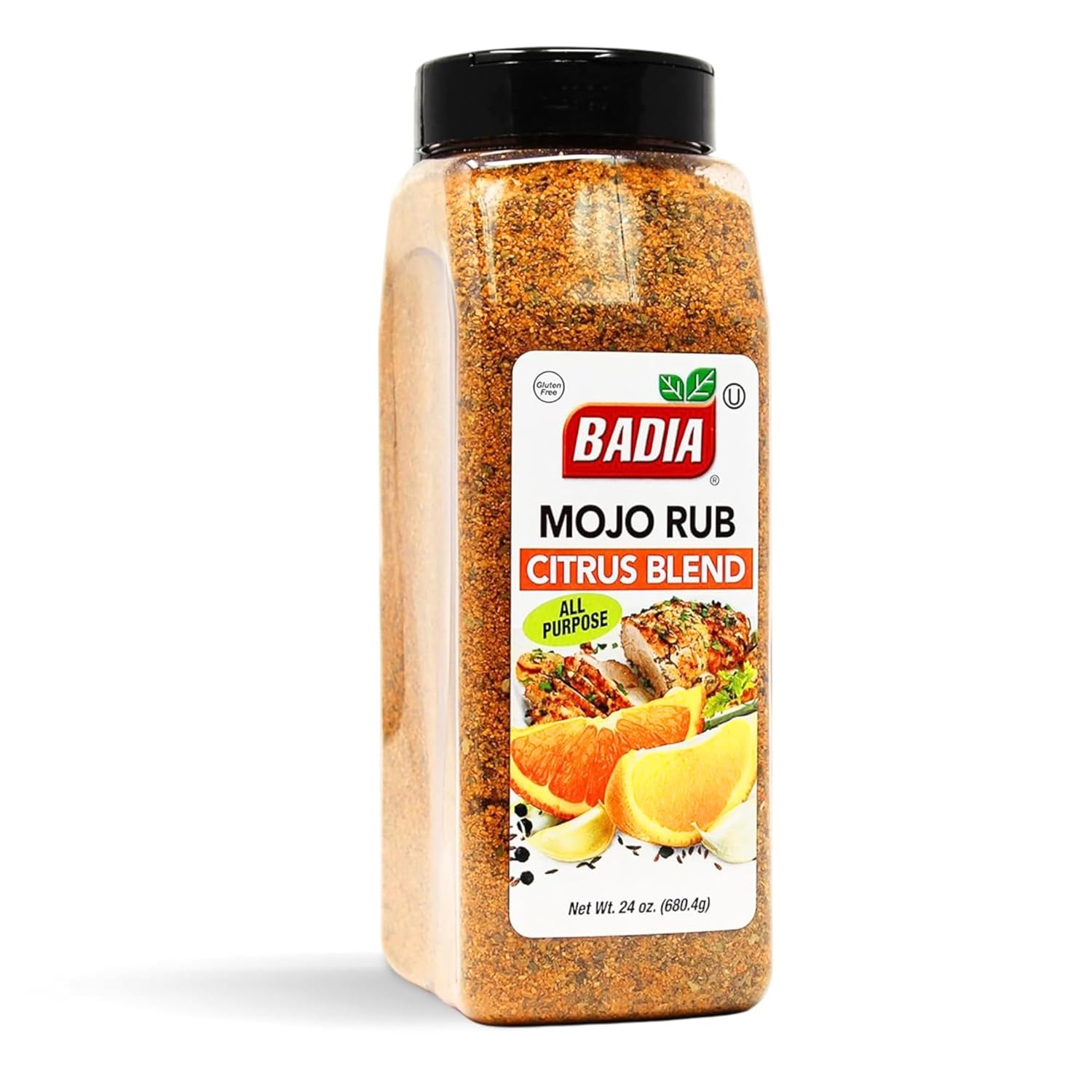 Badia Mojo Rub Citrus Blend, 24 oz – Zesty Citrus All-Purpose Grill Rub, Lemon Lime Spices