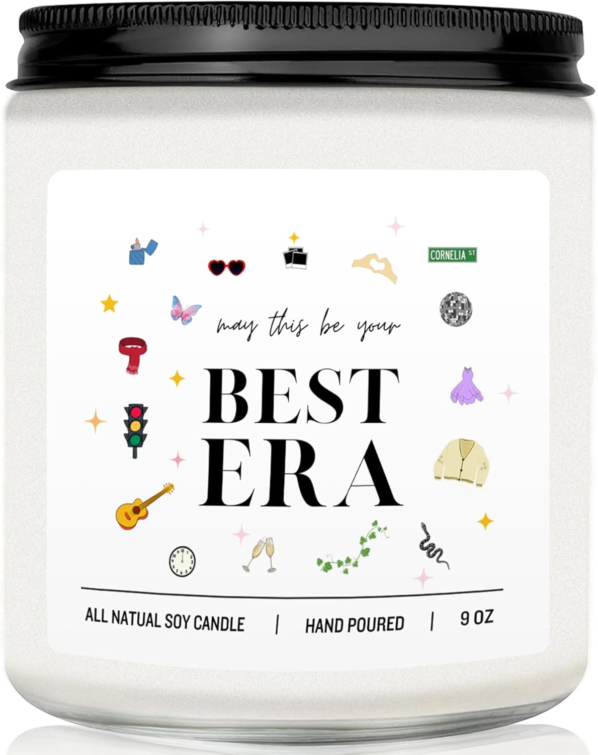 Taylor Inspired May This Be Your Best Era Scented Candle - Natural Soy Lavender Candle- 9Oz, Cool Gifts Idea for Christmas, Birthday Gift for Girls, Fans Gift Merch