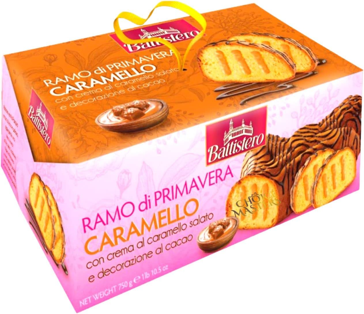 EASTER 2025 | Ramo Colomba DiPrimavera Caramelo | Authentic Italian Easter CAKE With SALTED CARAMEL CREAM And Cocoa Decoration | Cake 750g