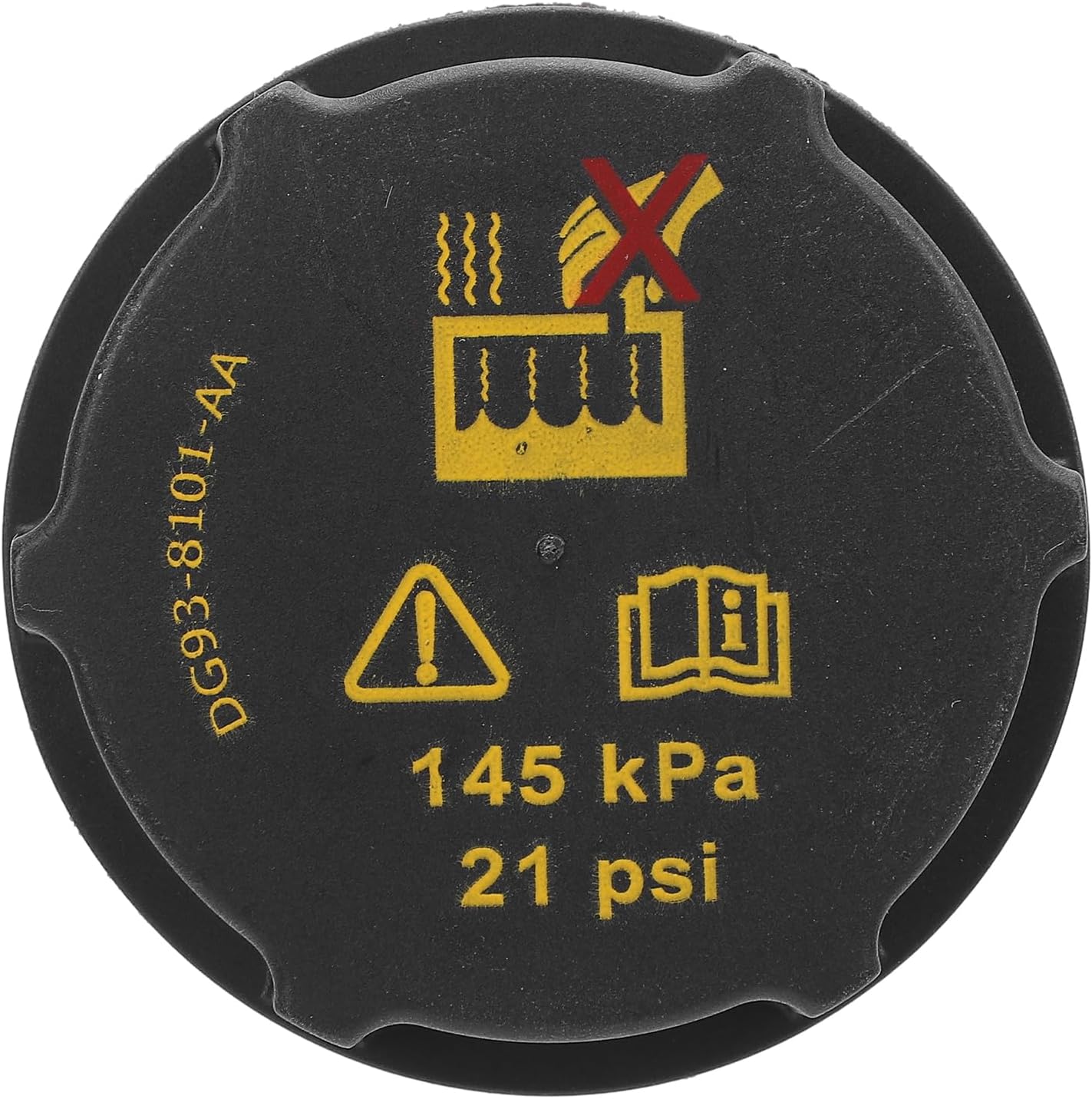 Coolant Reservoir Cap Coolant Overflow Bottle Cap Coolant Recovery Bottle Cap Improved Pressure Relief 145KPa/21Psi with Leakproof Seal for Vehicles 2013-2022